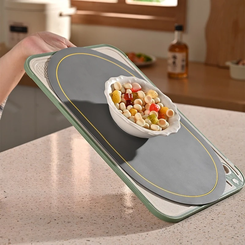 1pc Soft Rubber Small Placemat PVC Waterproof and Oil Resistant Dining Table Decor Mat Nordic Style Hotel and Household Coaster