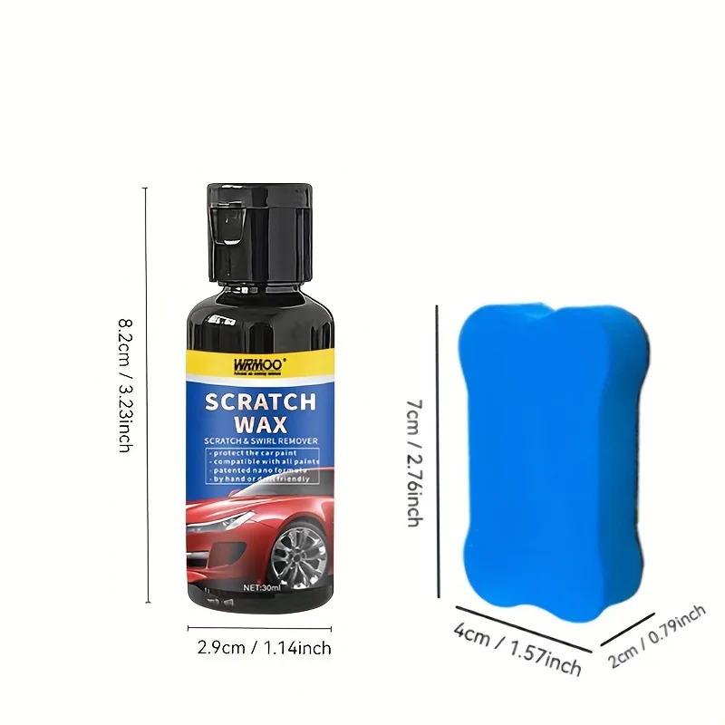 Car Scratch Remover, Scratch Repair Kit Car Wax ,Stainless Steel, Plastic, Windscreen Interior Exterior Fine Scratches, Swirls