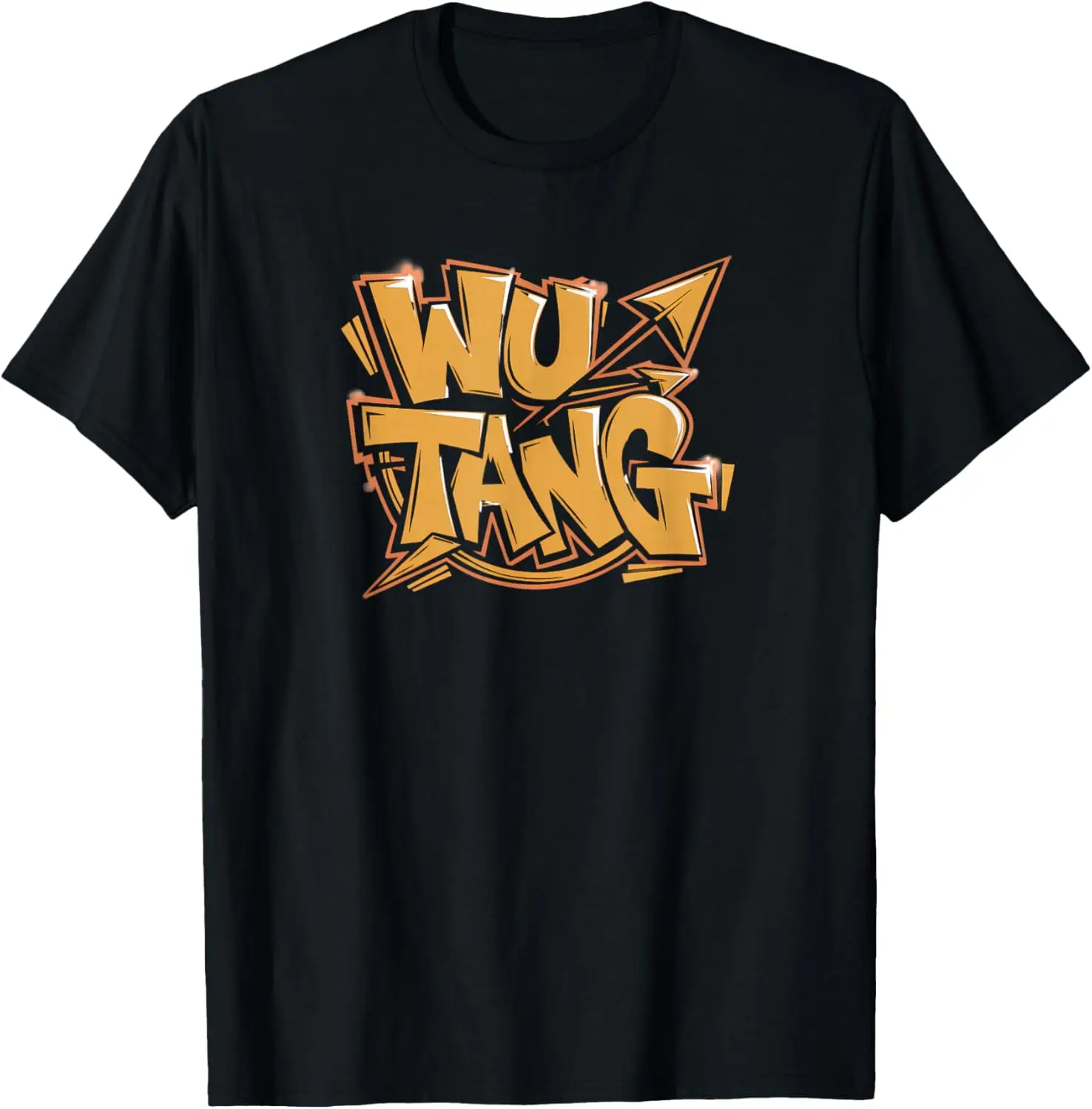 Black Hip Hop Hoodies Rapper Cool Graphic T-Shirt 100% Cotton Trendy Y2K Short-Sleeve Tee – Soft, Quick-Drying, &