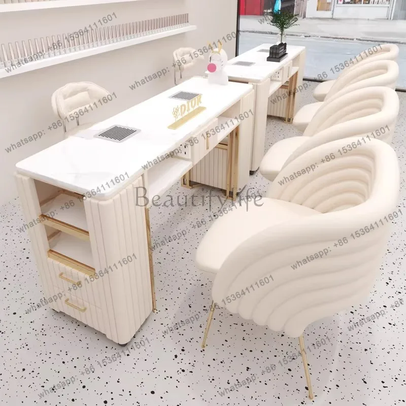 Factory Direct Sales Cross-border Japanese manicure single manicure table white paint