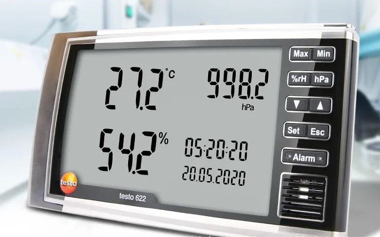 Testo 622 Thermometer Large display Thermo hygrometer and barometer No.0560 6220