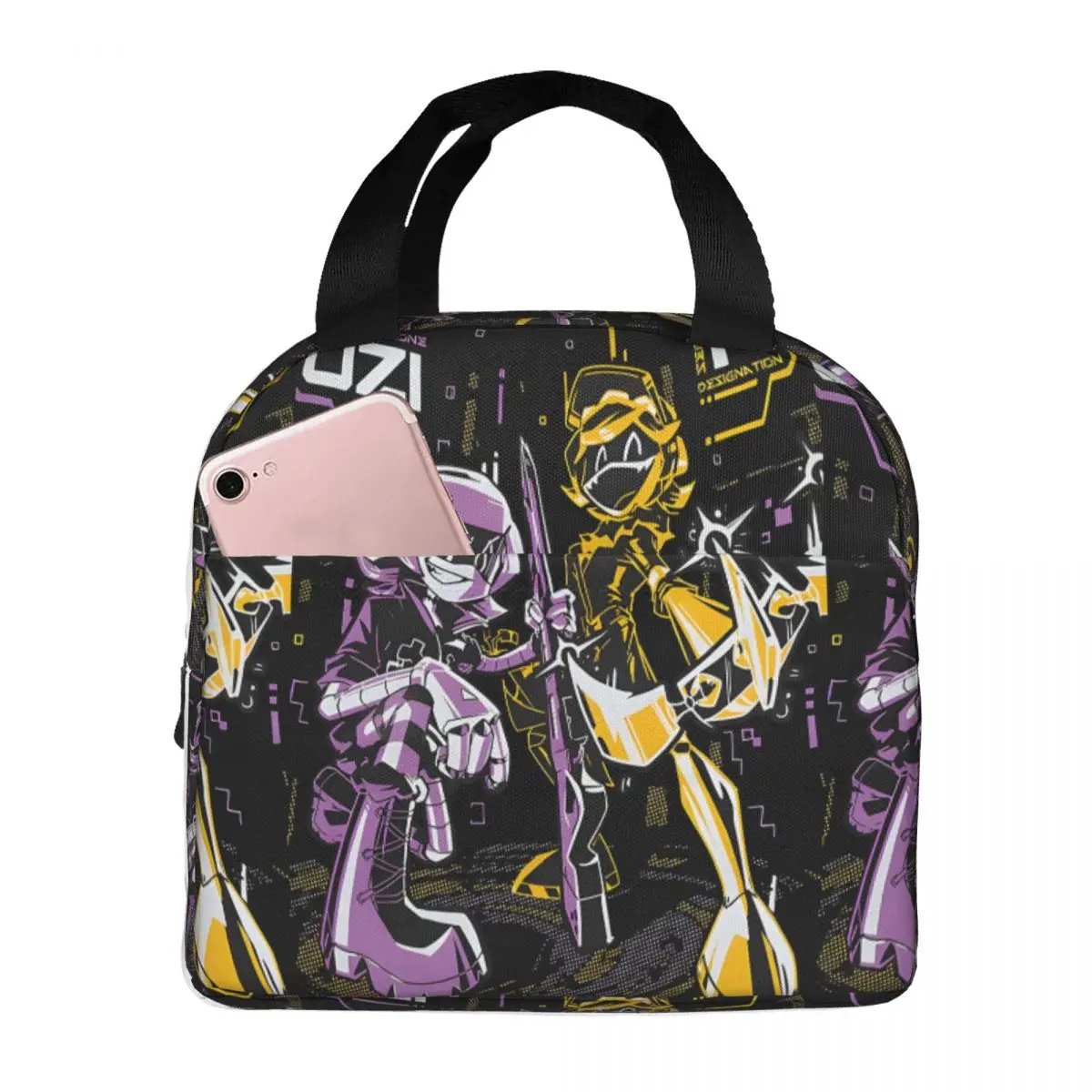 

Для студентов, школы и офиса, Пищевые мешки, анимационные подходящие для убийц и дронов, молния, ClosureLunch, контейнер, Детская школа