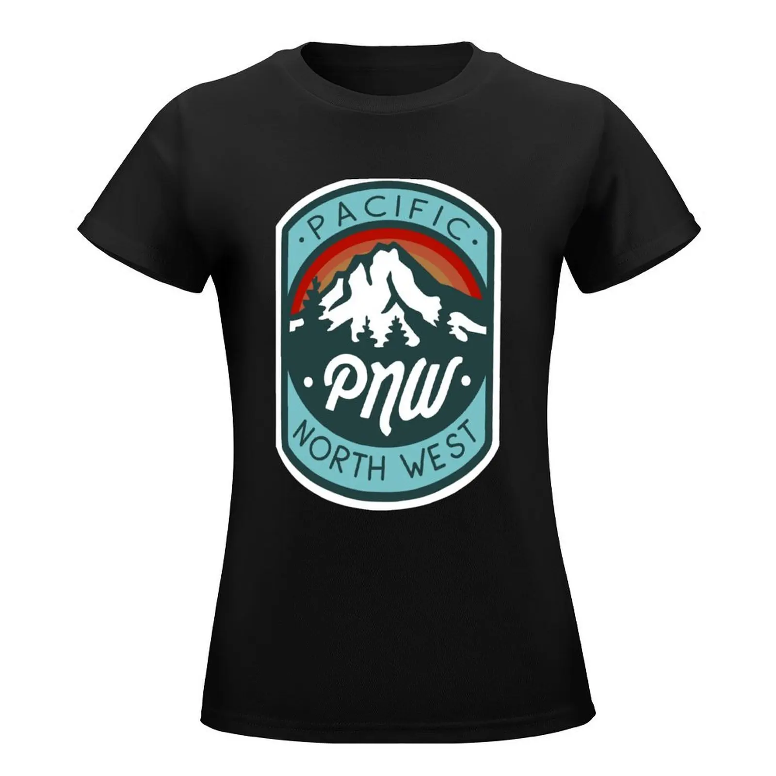 Pacific Northwest T-Shirt summer clothes animal print shirt for girls funnys Woman T-shirts