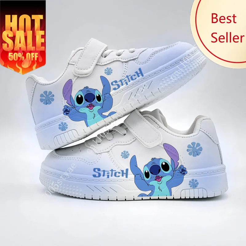 

Stitch Shoes Disney Cartoon Sneakers Casual Sport Shoe Anti Slip Soft Party Holiday Decorations Gift Footwear