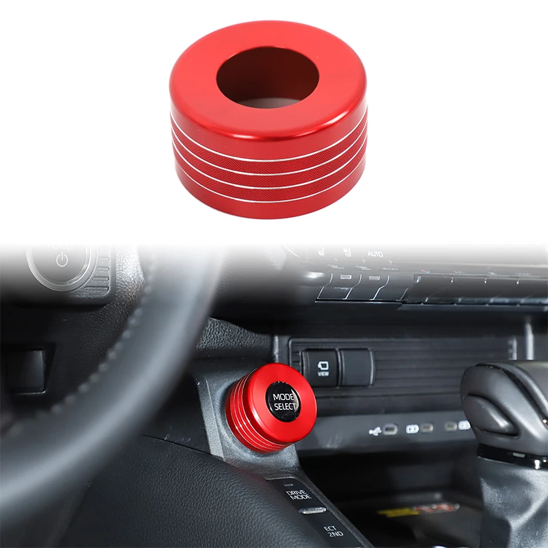 

Car Driving Mode Knob Ring Switch Knob Cover Trim Sticker Car Accessories For Toyota Land Cruiser 250 Prado J250 LC250 2024-2026