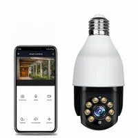 2.4G Wifi E27 Bulb Surveillance Camera Night Vision Wireless Home Camera 3MP CCTV Video Security Protection Camera Wifi Monitor