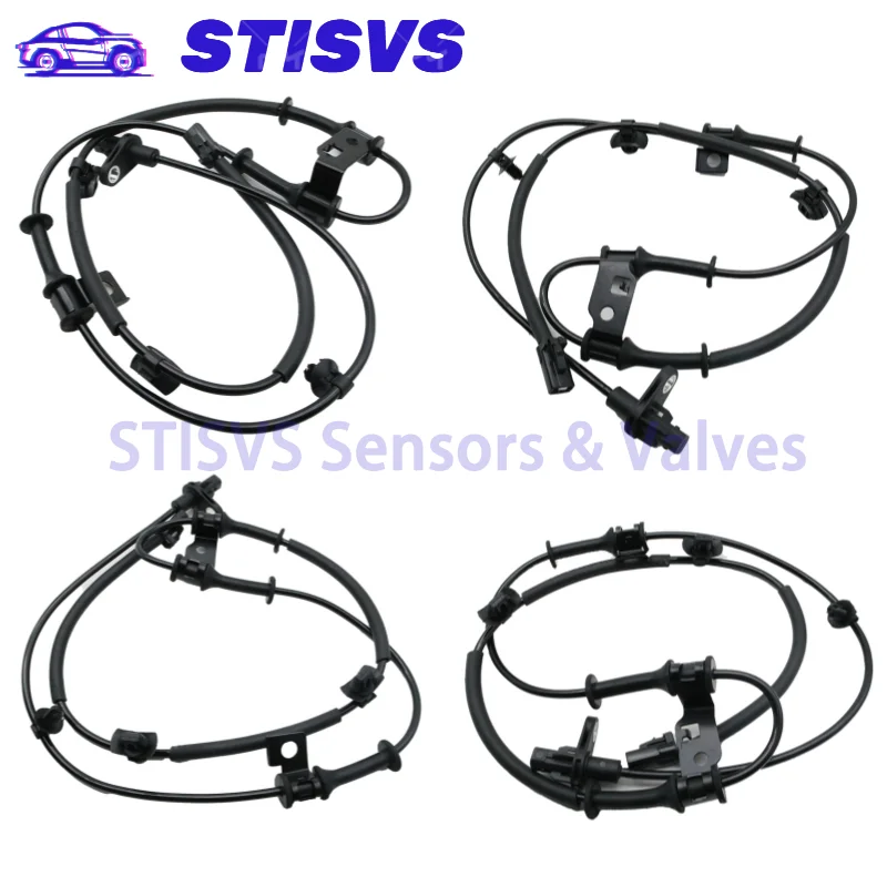 59810-3X310 4PCS Front Rear Left/Right ABS Wheel Speed Sensor For Hyundai Elantra 2011 1.8L 59830-3X310 59910-3X360 59930-3X360