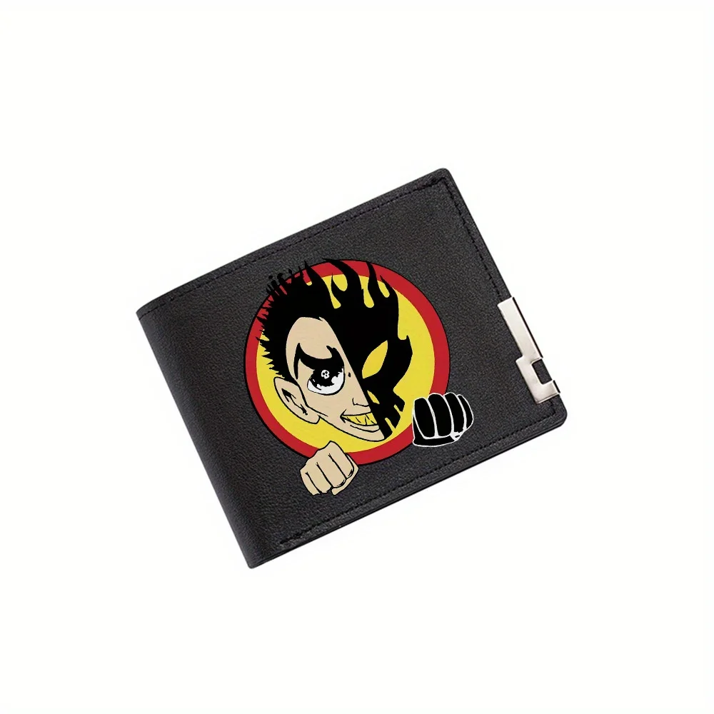 Skull face with fist design Men's Wallet Printing Design Simple Modern Stylish Business Father's Boyfriend's Christmas Lover's G