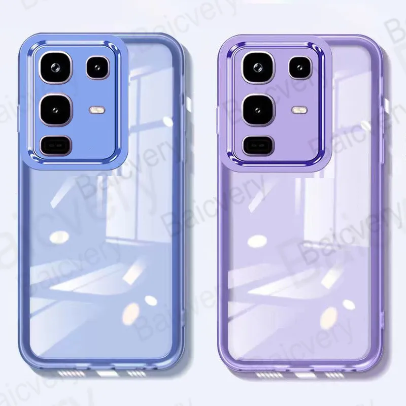 Para Infinix Note 50 4G Pro + Plus 50S 50X carcasa protectora de cámara anticaída colorida cubierta trasera de TPU