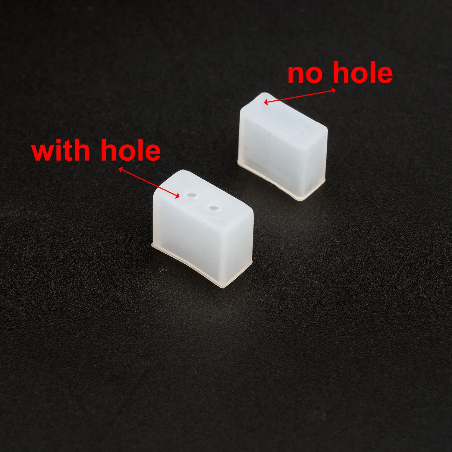 5-100PCS Neon Strip 6x12MM End Cap LED Silicone Connector Waterproof LED Strip Neon Light