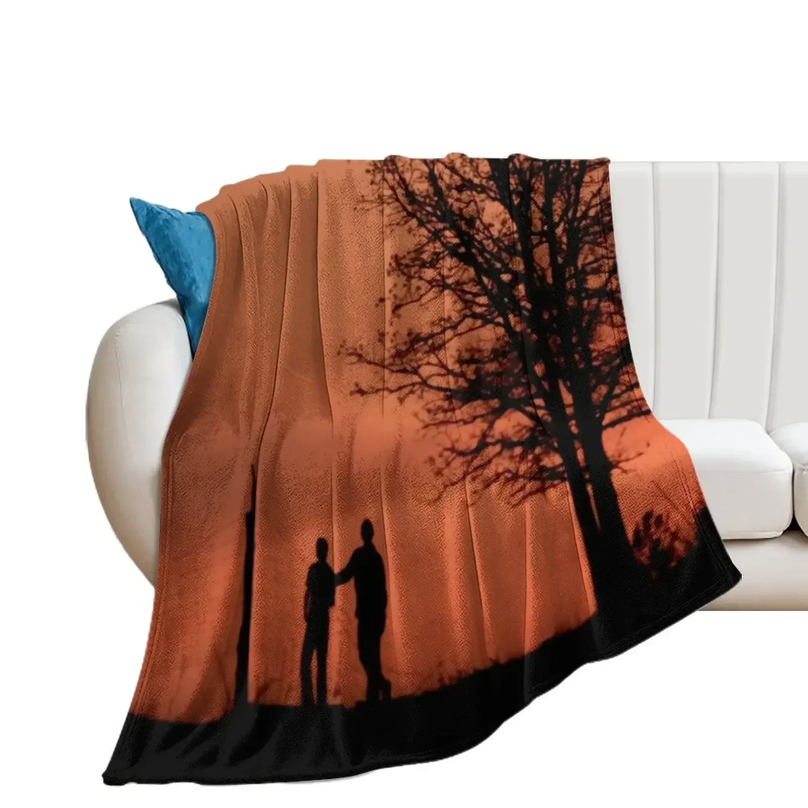 robert frost Throw Blanket Soft Big Flannels Decorative Sofas Blankets