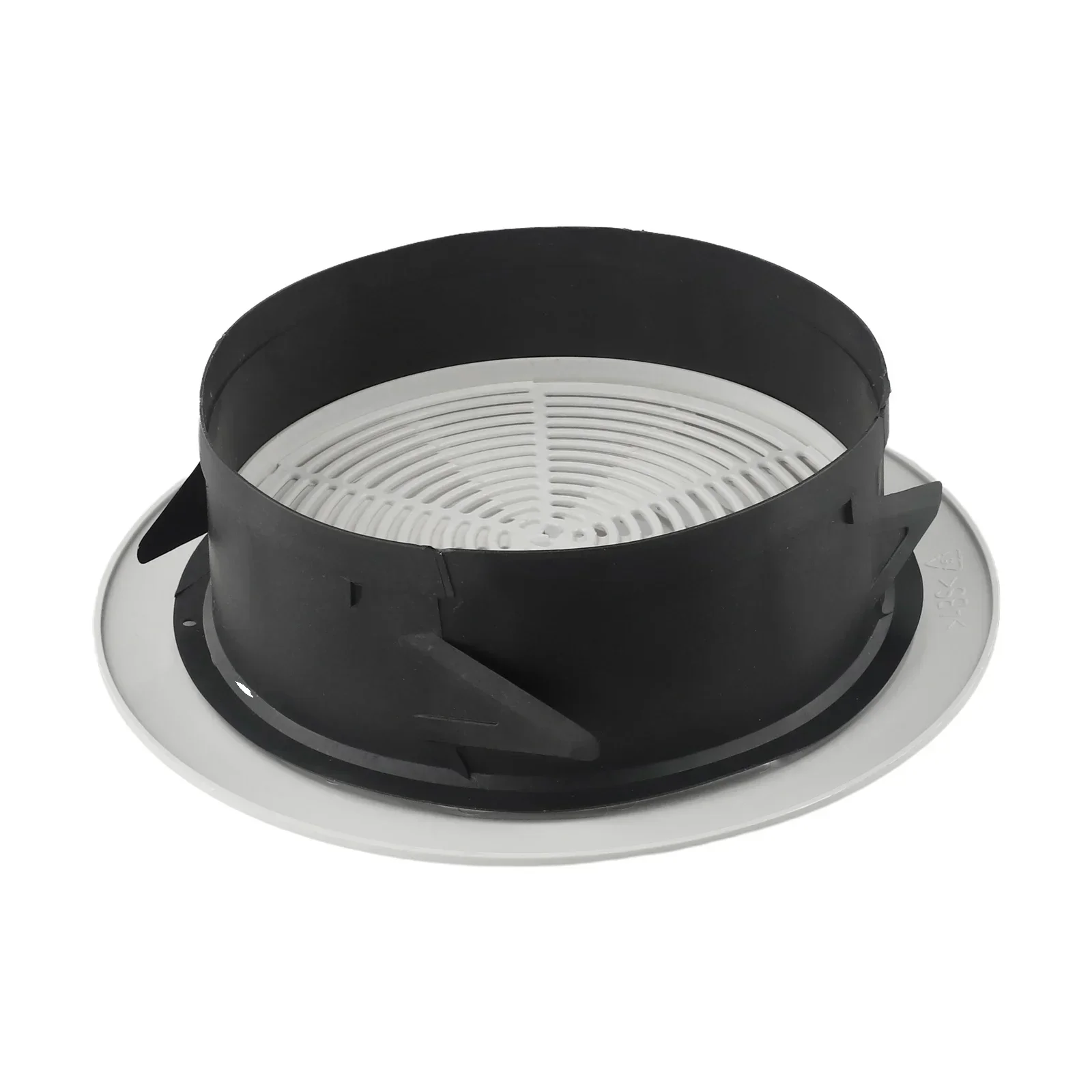 ABS Ventilation Grille Vent Cover 75-200mm Round Adjustable Wall Interior Vent Grille Diffuser Ducting Ventilation Outlet Cover