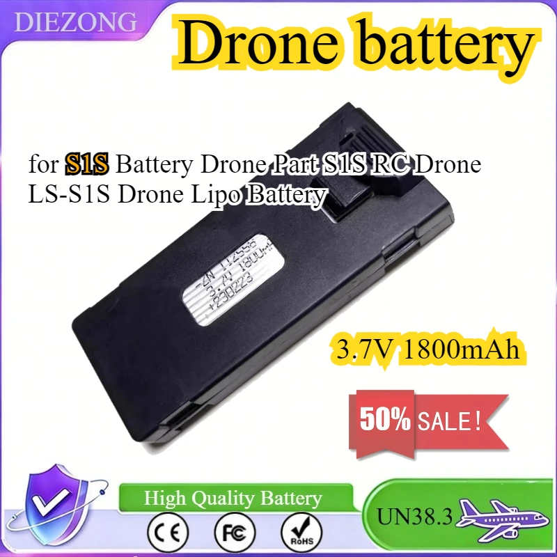 

3.7V 1800mAh Battery for S1S Battery Drone Part S1S RC Drone LS-S1S Drone Lipo Battery /Blade Wholesale