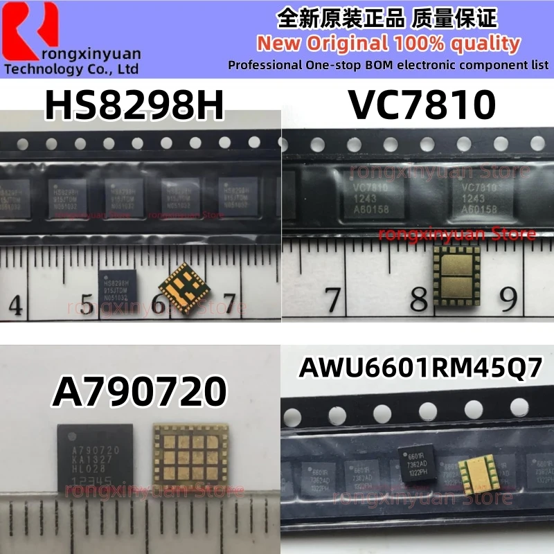 2Pcs A790720 AWU6601RM45Q7 AWU6601R 6601R AWU6601RM45 HS8298H HS8298 VC7810 VC7810E QFN Chipset Original New 100% quality
