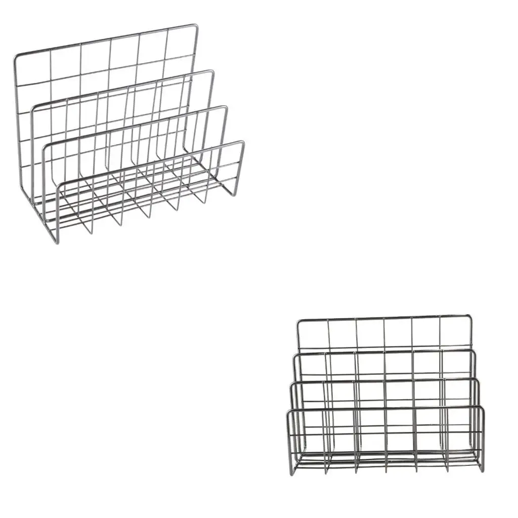  Book Organiser Rack for Heavy Book Magazine Notebook Cookbook File Folder