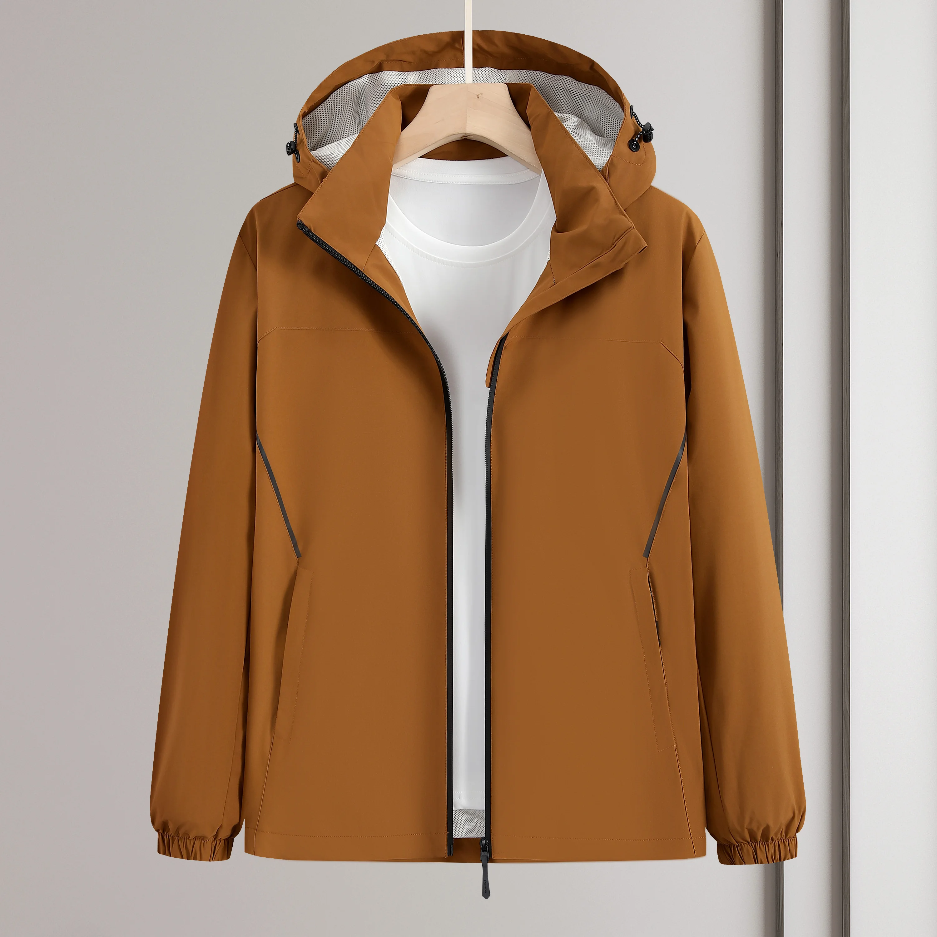 

Мужские и женские уличные куртки, весенне-осенние новые спортивные ветрозащитные теплые куртки с длинными рукавами для пешего туризма, кемпинга, трендовое брендовое пальто