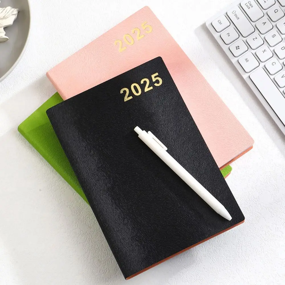 Creative Agenda Notebook para estudantes, lista de afazer, material de escritório, livro de agenda, planejador portátil, lembrete, A5, 2025