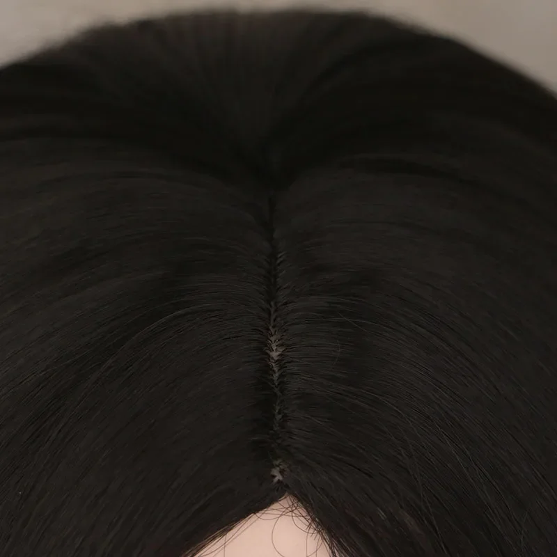 شعر مستعار اصطناعي طويل مموج للنساء والفتيات ، شعر مستعار كامل طبيعي ، مقاوم للحرارة ، بني ، حفلة تنكرية ، 24"