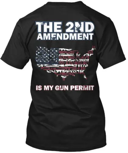 Second Amendment T-Shirt Made in the USA Size S to 5XL