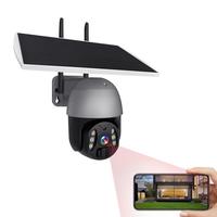 3MP WIFI Security Camera 10W Solar Video Camera 1080P HD PIR Cam USB Rechargeable Audio PTZ Wireless IP Camera Outdoor