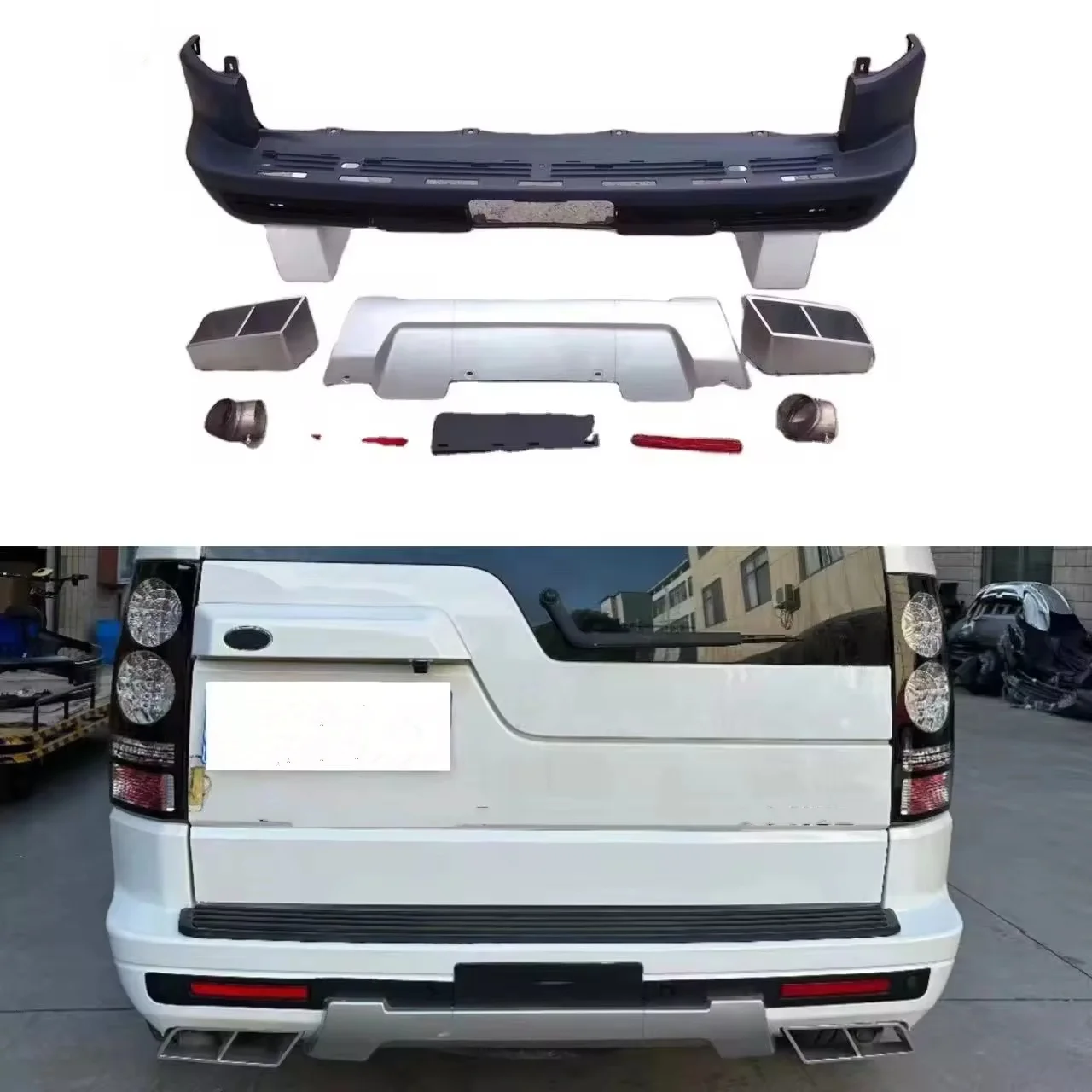 

2010-2014 for Land Rover Discovery 4 Rear Bumper High Quality Plastic New Condition Direct Replacement by Startechstyle
