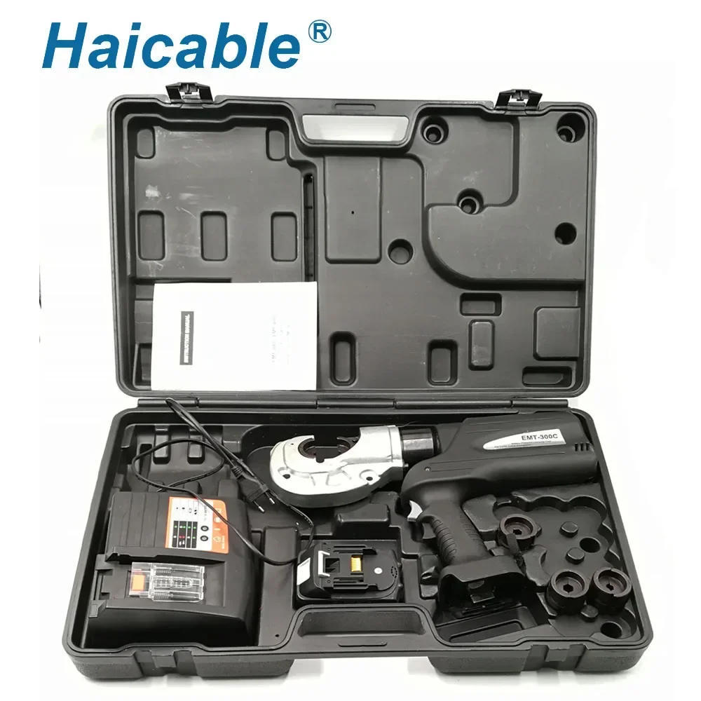 المكشكش اليدوي على الطراز اللاسلكي EMT-300C أدوات تجعيد الكابلات الهيدروليكية التي تعمل بالبطارية الصغيرة #3