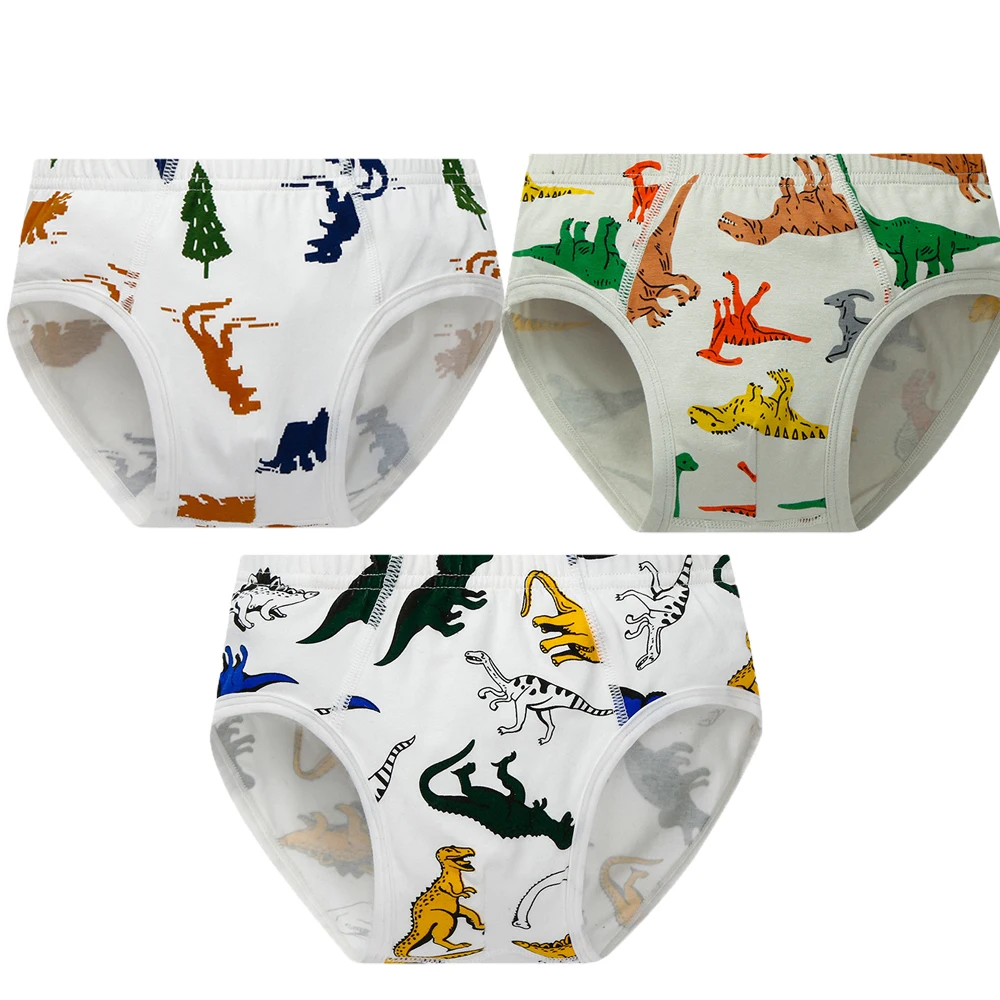 3pcs Kids Underwear Soft Cotton Briefs for Boys Triangle Cartoon Children Underwear Breathable Underpants Kids Shorts  Briefs