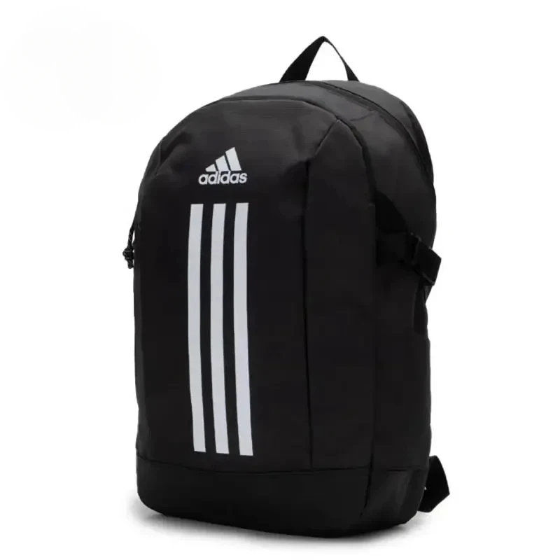 Adidas POWER VII Multifunctional Backpack Backpack Schoolbag Polyester Classic Stripes Simple Matching Men and Women