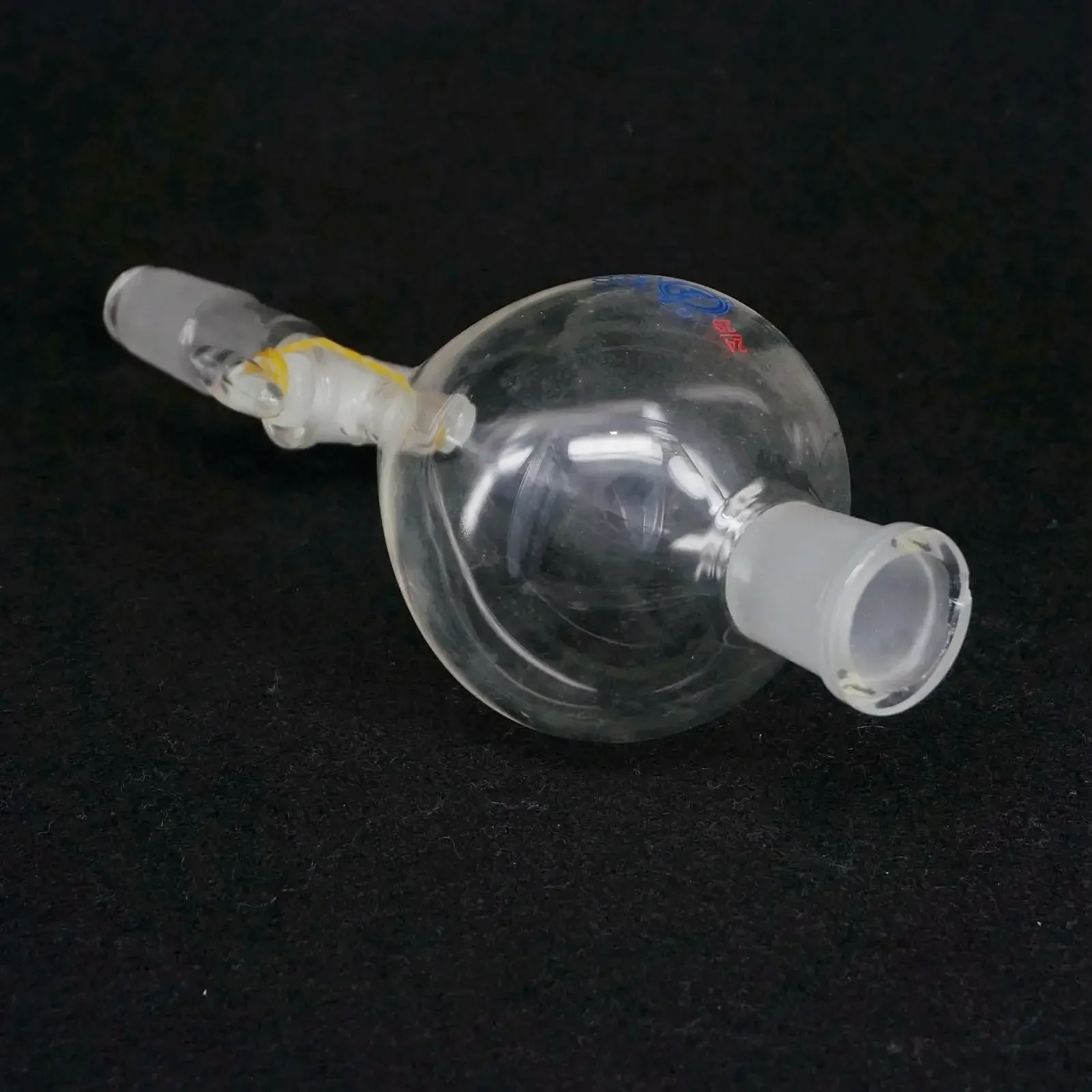 60ml 125ml 14/23 19/26 24/29 Ground Joint Ball Shaped Lab Separatory Funnel With Glass Stopcock