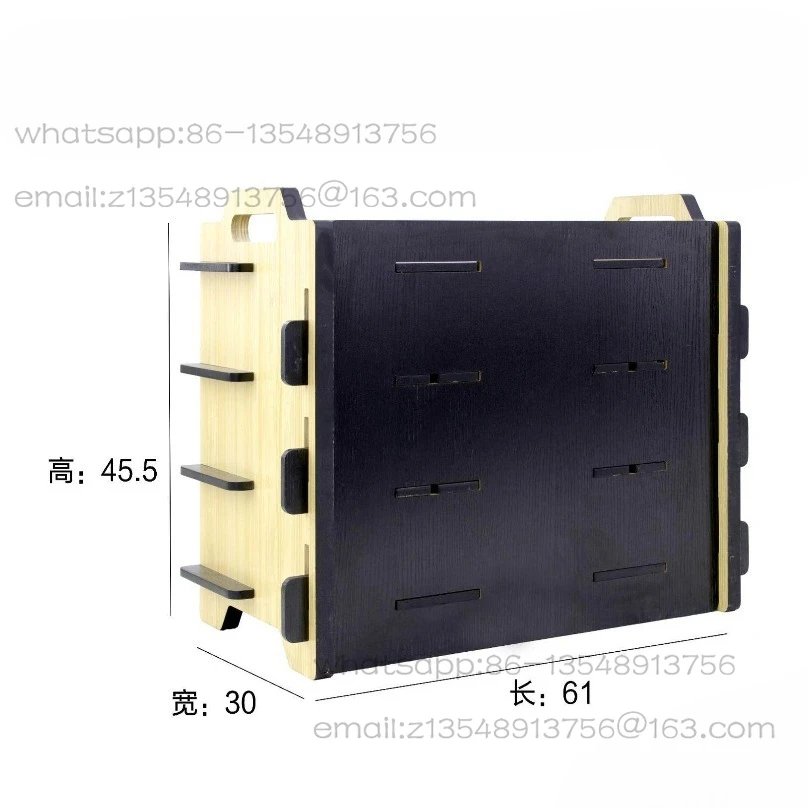 

Drum stick storage sorting box (assembled plug type, stackable)