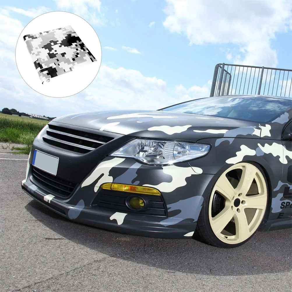 

1 Roll Camouflage Vinyl Wrap Film Car Sticker Auto Motorcycle Vehicle Diy Decal Self Adhesive Peel Stick Pvc Protective Graphics