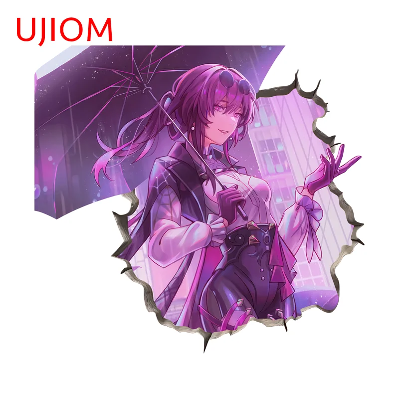 UJIOM Honkai Star Rail Kafka Wall Sticker Fashionable Creative Personality Tear Decal Suitable For Veneer Sofa Wall Decor