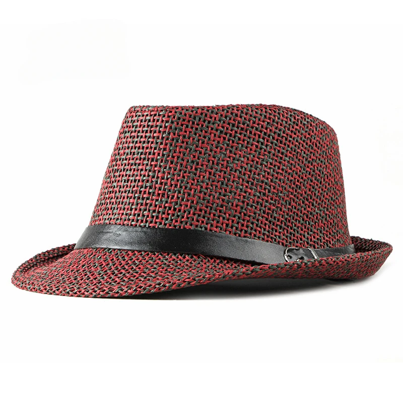 Spring and Summer Hats British Fashion Breathable Jazz Hats Men Net Hats Travel Beach Sun Visor Women.