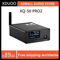 XDUOO XQ-50 PRO2 Bluetooth Audio Receiver Converter QCC5125 Buletooth 5.1 DAC XQ-50 pro support PC USB DAC XQ-50 PRO