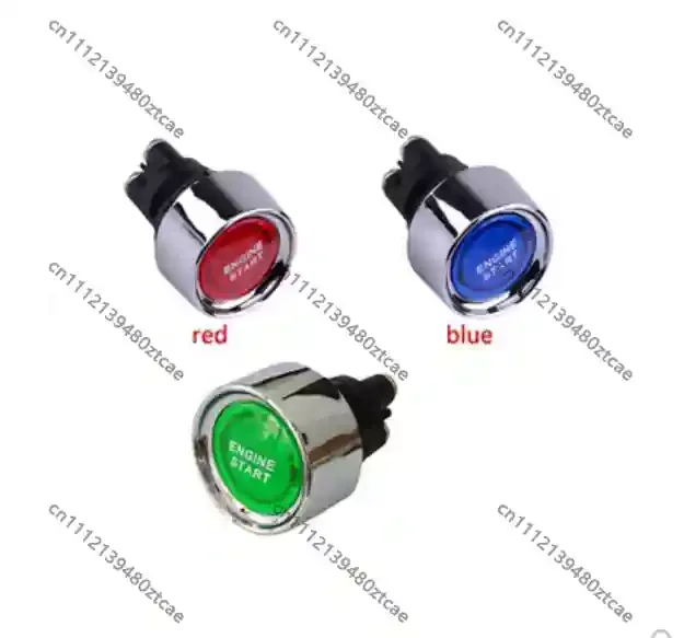 12V 50A Push Button Ignition Start Switch With Power Off Function For Off-road Vehicle Race Car Circuit Upgrade