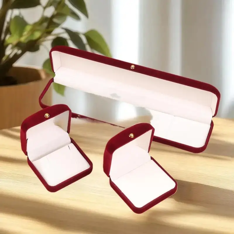 يتدفقون الذهب مشبك صندوق مجوهرات قلادة حلقة قلادة القرط سوار عرض صندوق تخزين مشاعر فاخرة علبة التعبئة والتغليف