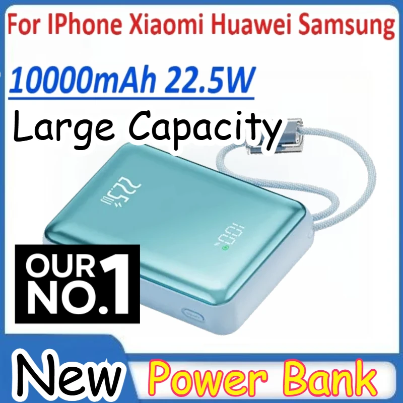 

Power Ban for IPhone Xiaomi Huawei Samsung 10000mAh Portable Charger Mobile External Battery Fast Charging