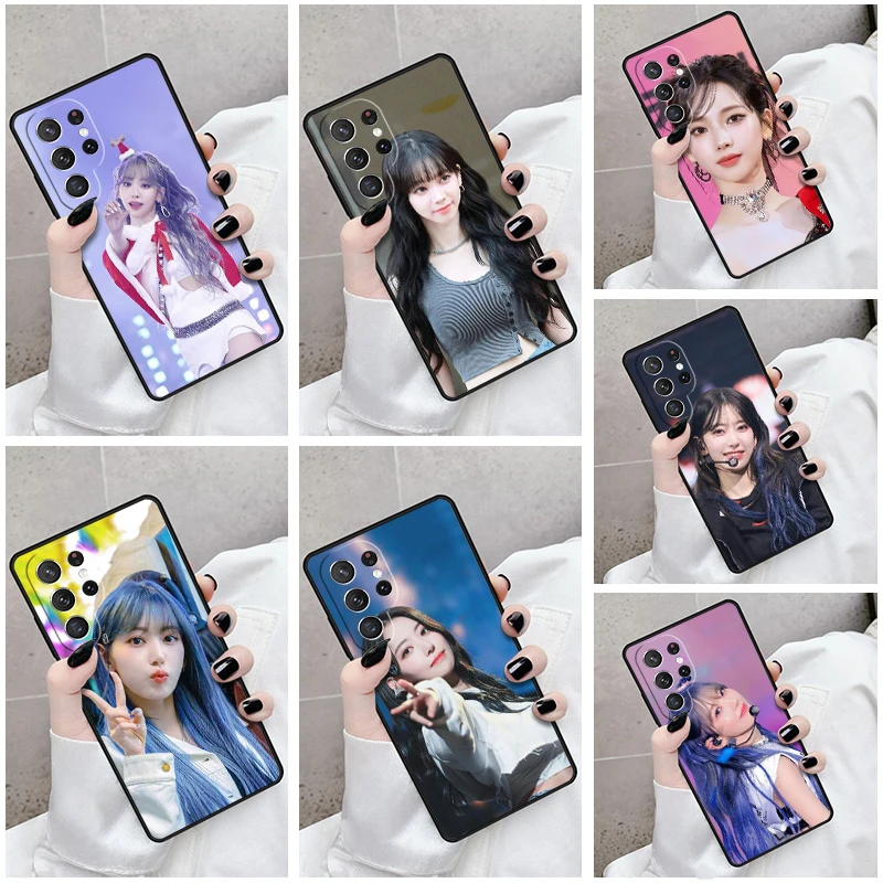 Phone Case For Samsung Galaxy S24 S23 S21fe S22 Ultra Plus Note 10 20 S8 S9 S10 Cover Kpop Kazuha