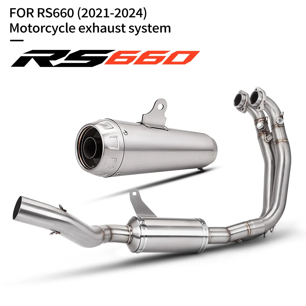 

Motorcycle Escape Front Link Pipe Exhaust System For RS 660 RS660 2021 To 2024