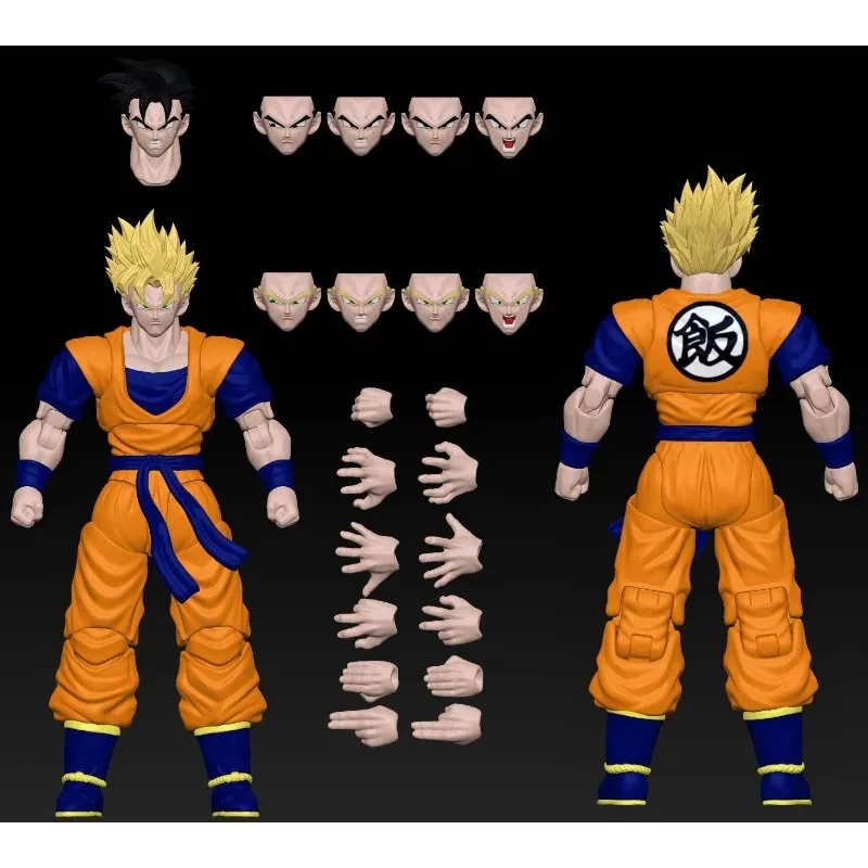 ما قبل البيع Tonsenarttoys 1/12 Goku God Gohan ضمادة/رئيس النحت ملحق حزمة عمل الشكل لعبة جمع هدية