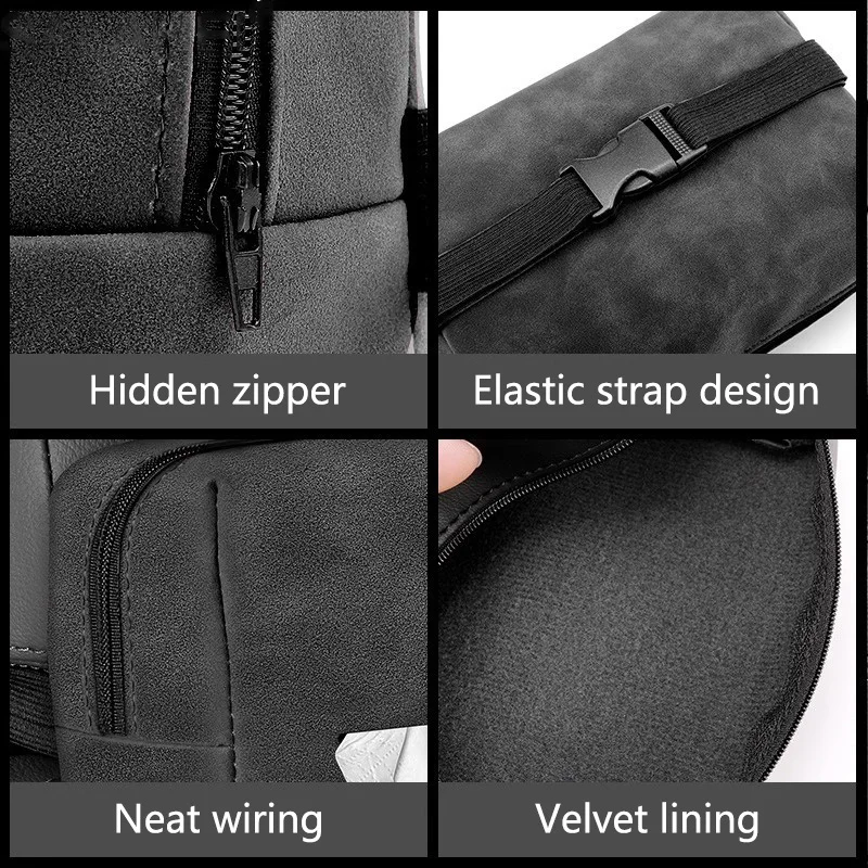 Leather Car Tissue Box For Nissan Juke Navara Sentra Leaf Almera X-trail Car Armrest Box Paper Towel Organizer Auto Accessories