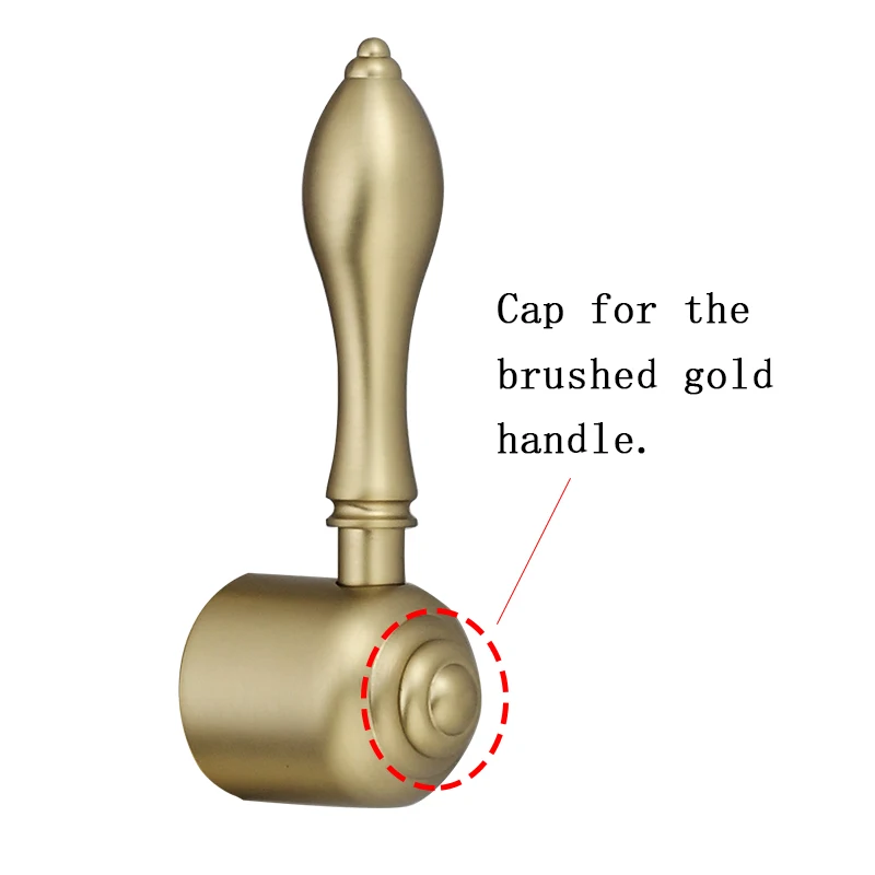 

Аксессуар для смесителя — заглушка для ручки из матового золота BF011