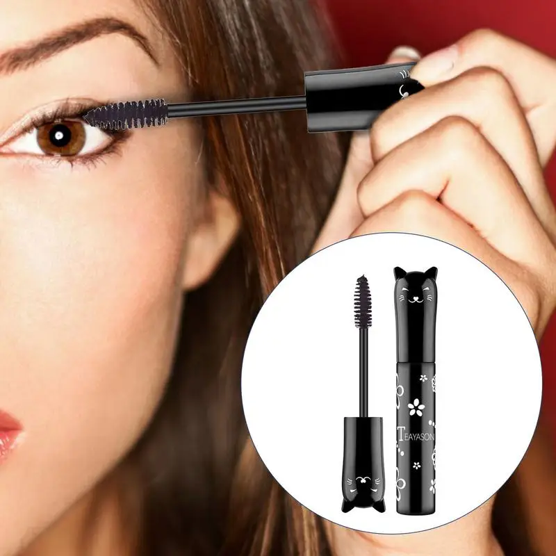 Mascara Make-up klassische französische Katzenaugen extreme Länge falsche Wimpern Effekt 6 Farben Mascara gefiederte weiche volle Wimpern wasserdicht