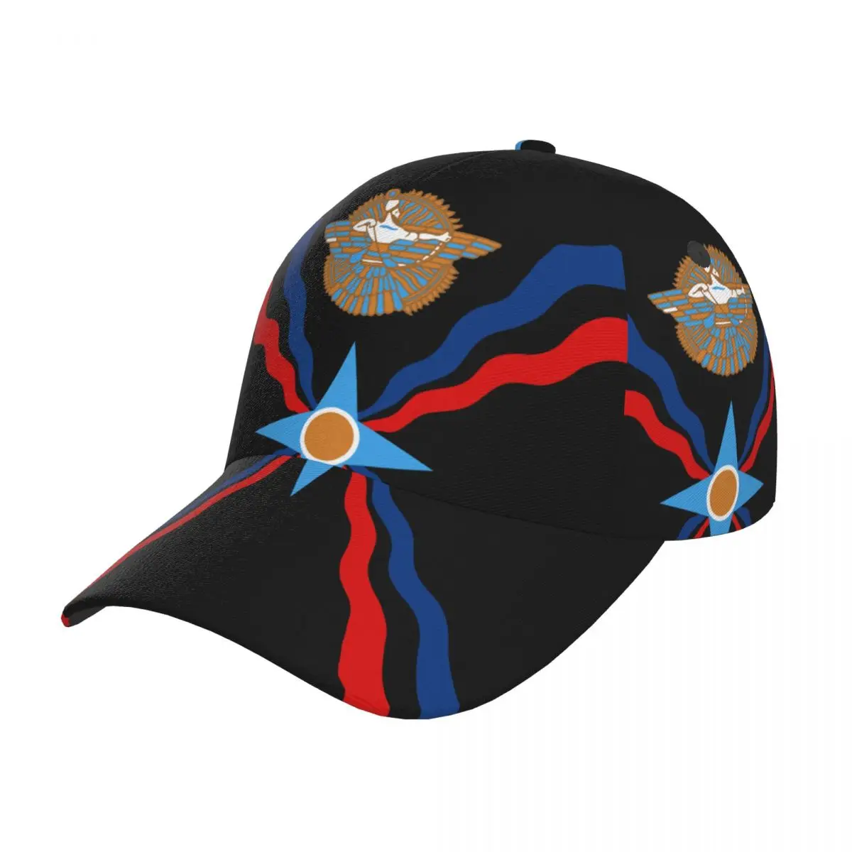 Golf hat men Baseball Cap Sports Flag Of The Assyrian Snapback Hat Fashion Outdoor Hip Hop Hats For Men Women Unisex