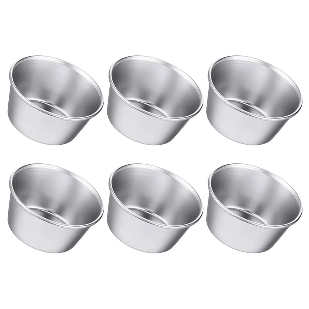

6pcs Cake Mold Set Carbon Steel Baking Molds Mini Tart Pans Plates for Home Kitchen Party Gathering Cake Shop
