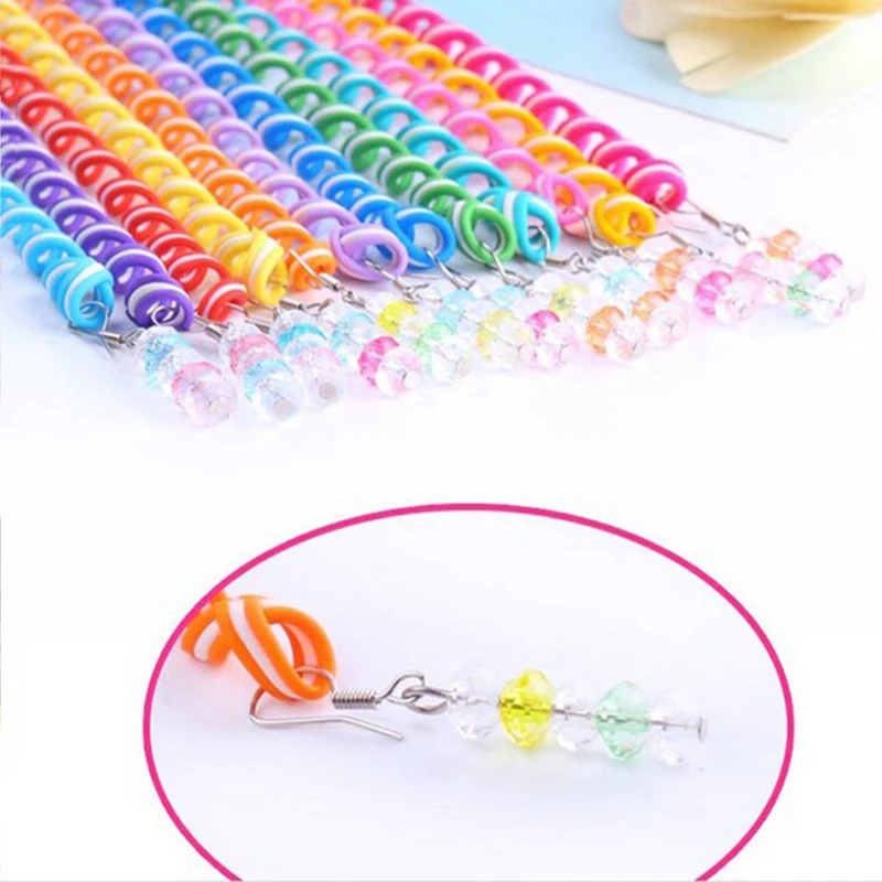 6 قطعة/المجموعة الاطفال بكرة الشعر جديلة الديكور الاطفال الشعر الإكسسوارات تصفيف الشعر أداة متعدد الألوان مرونة الشعر حبل لفتاة النساء