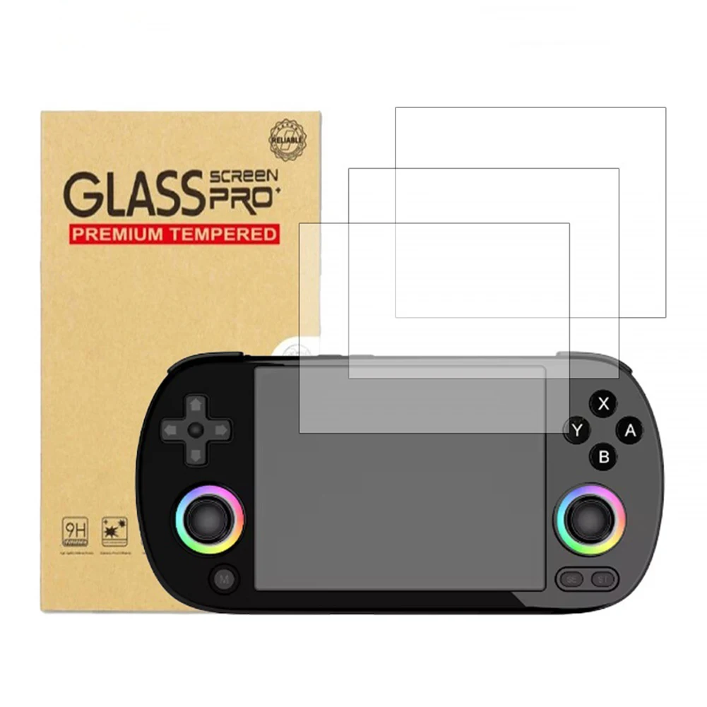 HD-Displayschutzfolie aus gehärtetem Glas, 9H Härtegrad, Schutzfolie aus gehärtetem Glas, kratzfest, gegen Fingerabdrücke, für Anbernic RG40XX H