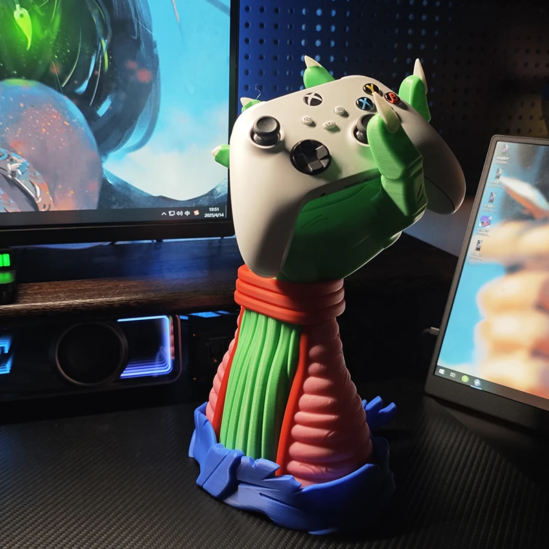 30cm/11.81in Dragon Ball Piccolo Arm Display Stand Ps5 Ps4 Xbox Switch Controller Headset Anime Holder Figure Boy Toy Gift view 2
