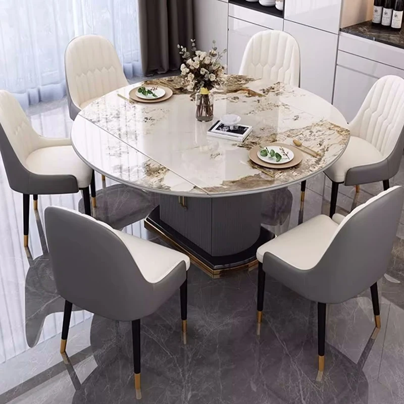 

Modern Makeup Dining Table Folding Living Room Kitchen Center Dining Tables Mobile Luxury Muebles Para El Hogar Furnitures