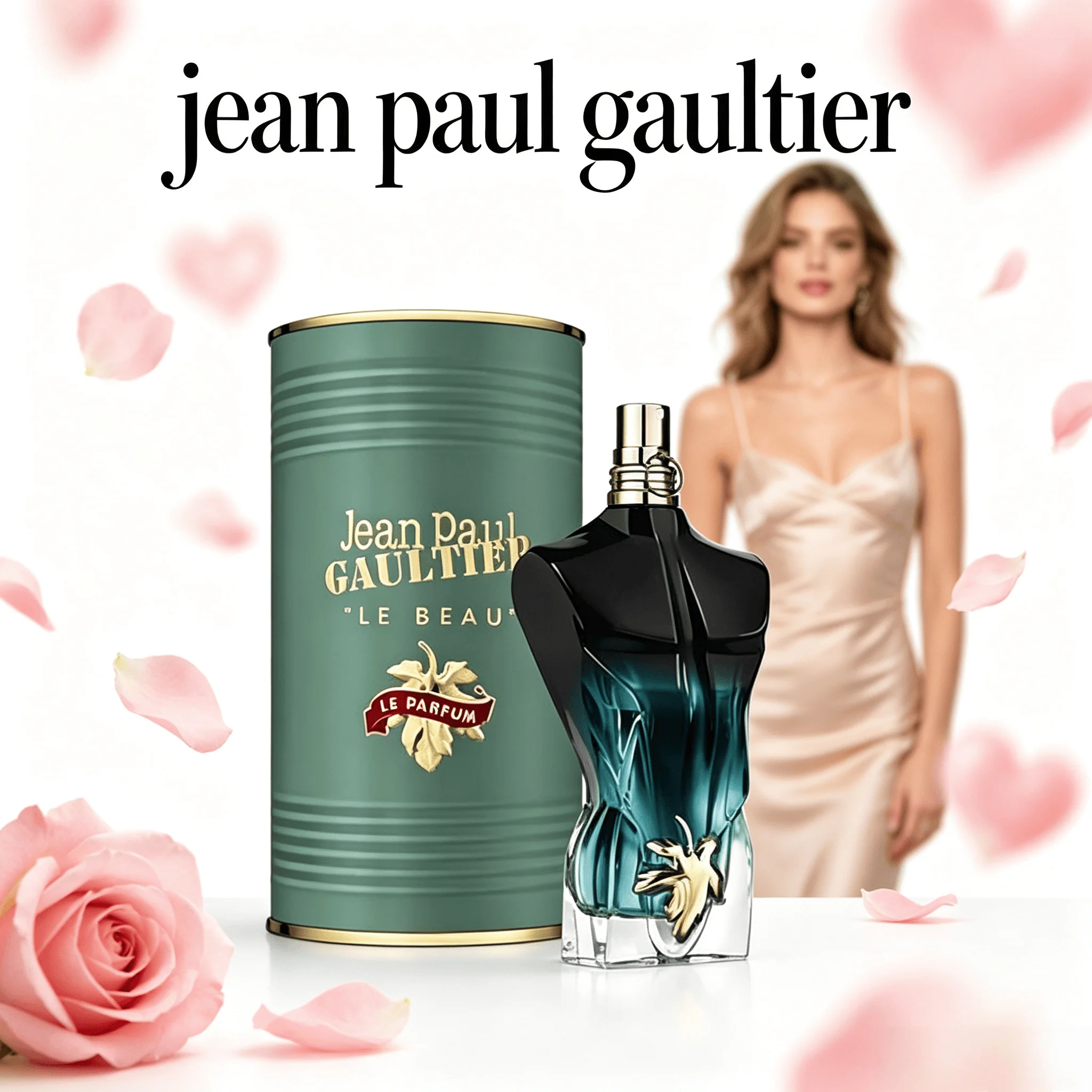 Jean Paul Gaultier Le Beau Le Parfum Unisex-Parfümspray, 4,2 oz/125 ml, Amberholz- und Gourmand-Duft, für jeden Anlass geeignet, einzigartig verpackter Duft, charmant und äußerst beliebt – Detail 3